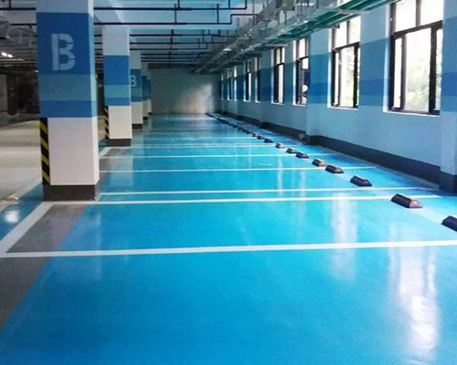 Resistant to 98% concentrated sulfuric acid self-leveling floor coating system