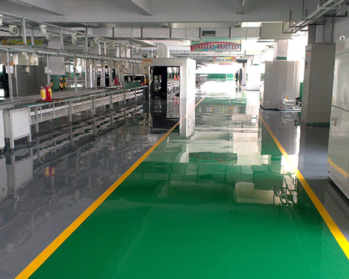 Waterborne epoxy floor coating system